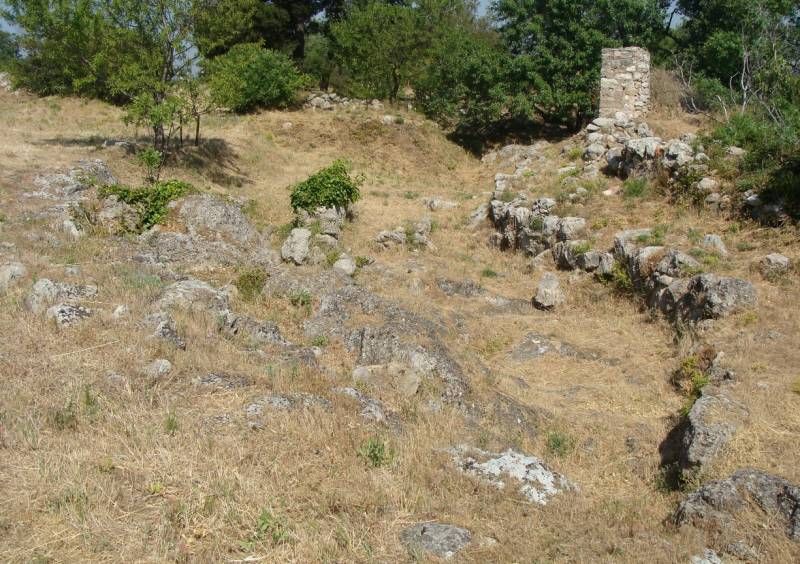 Les vestiges du village celto-ligure du baoi à st marcel 13011 marseille