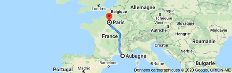 déménagement aubagne paris